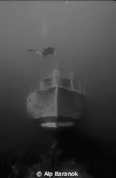 Pinar I wreck @ Bodrum/Turkiye. Taken with Nikons V & 15m... by Alp Baranok 